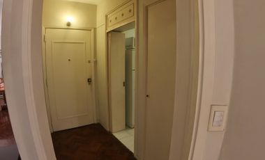 2 ambientes amueblado en alquiler, Barrio Norte