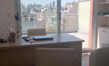 2 ambientes amueblados en alquiler temporario, en Palermo ( Terraza privada )