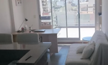 2 ambientes amueblados en alquiler temporario, en Palermo ( Terraza privada )