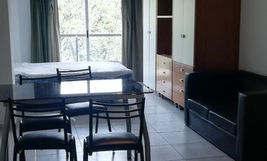 Monoambiente amoblado en alquiler temporario, en Villa Crespo (Con Pileta)