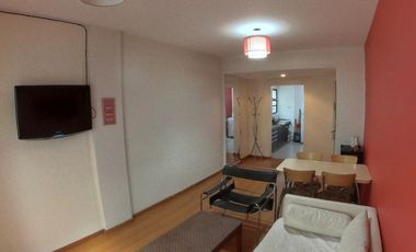 Monoambiente amoblado en alquiler, en Recoleta