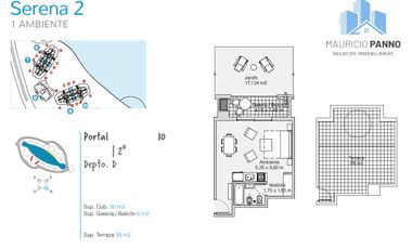 Departamento en venta de 1 dormitorio c/ cochera en Lagoon Pilar