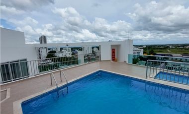 APARTAMENTO EN VENTA O ARRIENDO AMOBLADO B/ EL RECREO