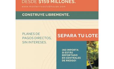 LOTES CAMPESTRES EN VENTA EN MONTERRICO CLUB HOUSE