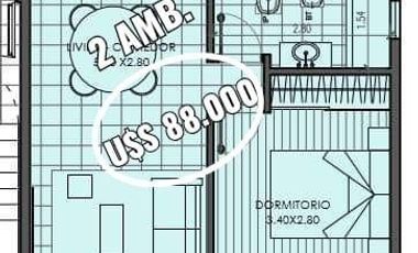 Hipolito Yrigoyen 1301 Avellaneda Depto 2 ambientes a estrenar Financiación
