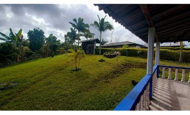 Finca chalet con vista y piscina para la venta a 8 km de filandia