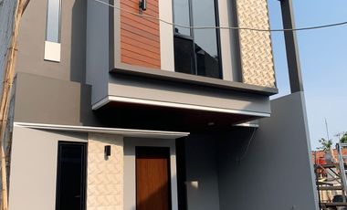RUMAH MEWAH MODERN DALAM CLUSTER LOKASI PREMIUM PINGGIR JALAN