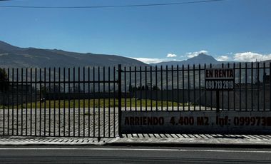 MACHACHI - TERRENO EN RENTA