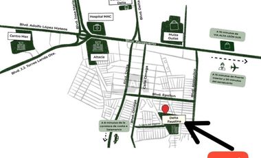 Departamento en Venta DELTA FAUSTINA, LEON, GTO sobre Cerro del Gigante Epsilon Omega y Atotonilco