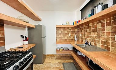 Casa en la Playa, CHELEM, Amueblada y Paneles solares, a 20 m del mar