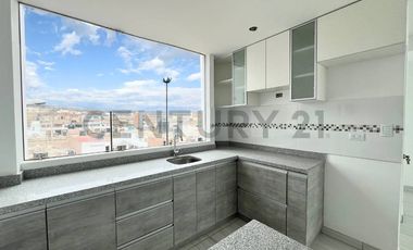 DEPARTAMENTO  DE ESTRENO EN PRIMERA FILA CON GRAN BALCON EN  CUARTO PISO