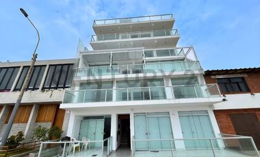 DEPARTAMENTO  DE ESTRENO EN PRIMERA FILA CON GRAN BALCON EN  CUARTO PISO