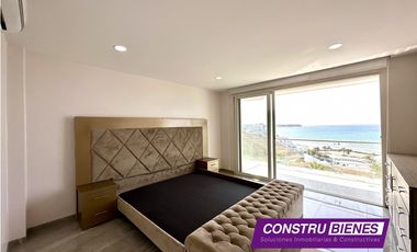 Casa semi amoblada vista al mar en Urb. Ciudad del Mar