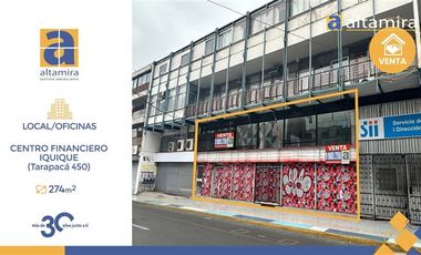 Local Comercial en Venta en Local Oficinas - Centro Financiero Iquique (calle Tarapacá) Cod. BS 31 - Condiciones especiales de Financiamiento