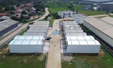 JUAL GUDANG BARU 19x8m  SIAP PAKAI DEKAT TOL NAROGONG CILEUNGSI BOGOR