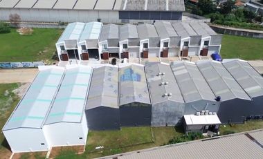 JUAL GUDANG BARU 19x8m  SIAP PAKAI DEKAT TOL NAROGONG CILEUNGSI BOGOR