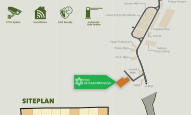 RUMAH 2 LANTAI MURAH DEKAT BSB 'City SEMARANG. PURI DHARMAWANGSA