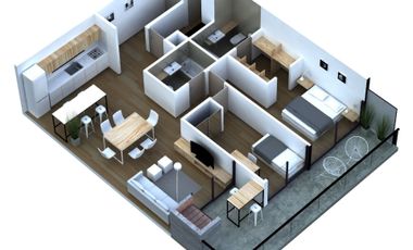 MONOAMBIENTE venta LANUS OESTE terraza privada