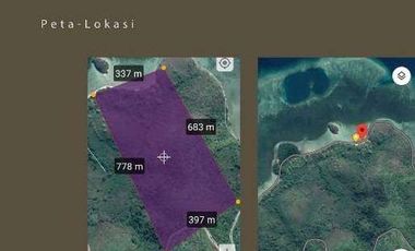 Tanah Luas 18Ha di Labuan Bajo Pinggir Pantai