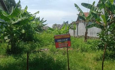 Tanah dijual di Kauman, Pecalungan, Batang, Jawa Tengah