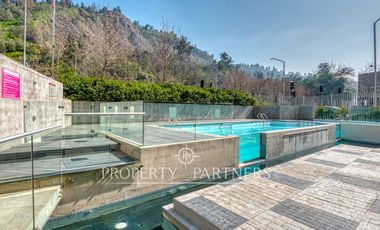 Departamento remodelado vista Cerro San Cristóbal, Providencia