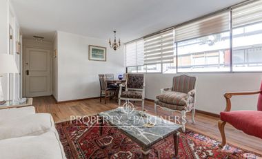 Luminoso y cómodo departamento con una ubicación privilegiada en Providencia.