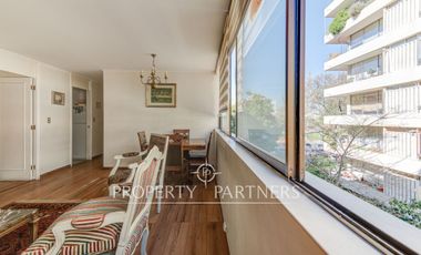 Luminoso y cómodo departamento con una ubicación privilegiada en Providencia.