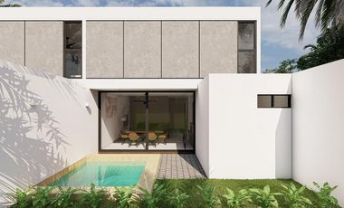 Venta de casa 2 Habitaciones al norte de la Cuidad de Mérida con piscina