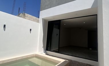 Venta de casa 2 Habitaciones al norte de la Cuidad de Mérida con piscina