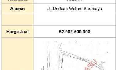 DIJUAL! TANAH DI KAWASAN STRATEGIS TENGAH KOTA SURABAYA