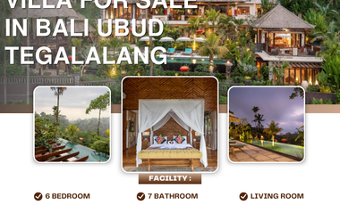 For Sale Villa in Tegalalang Ubud With View Ricefield