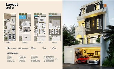 The New Luxury Modern Classic House at Pejaten Barat, Jakarta Selatan