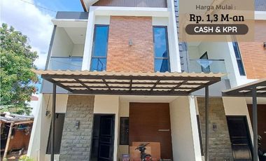 Rumah 2 lantai model Skandinavian cibubur jakarta timur