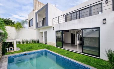 Casa en preventa, alberca y jardin privados en Yautepec, Morelos