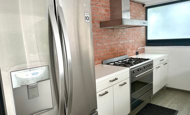 Renta departamento PH en Polanco con terraza y balcones.