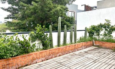 Renta departamento PH en Polanco con terraza y balcones.