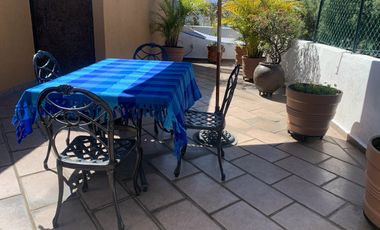 Casa en renta en Coyoacán en condominio amueblada