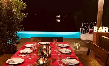 Casa 4 amb.  dep. del  20/12 al 31/01 Al Lago, B. Privado San Agustín, Villanueva