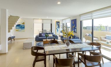 Casa en venta en Querétaro, El Marqués, Zibatá, en piso 1, estilo townhouse