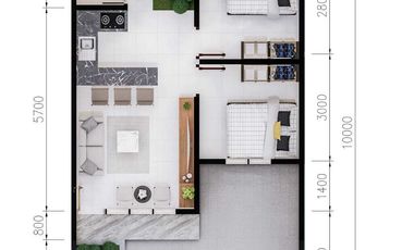 Di Jual Rumah Minimalis Di De FAIROZ CLUSTER  Cipondoh