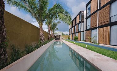 Departamento en renta amueblado Emerald Temozón, Mérida Yucatán