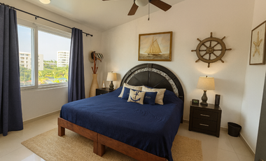 Amplio Condominio de 4 Recámaras en Orquídeas Flamingos – Comunidad Cerrada con Alberca, Tenis y Cuotas de Mantenimiento Bajas en Nuevo Vallarta