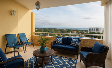 Amplio Condominio de 4 Recámaras en Orquídeas Flamingos – Comunidad Cerrada con Alberca, Tenis y Cuotas de Mantenimiento Bajas en Nuevo Vallarta