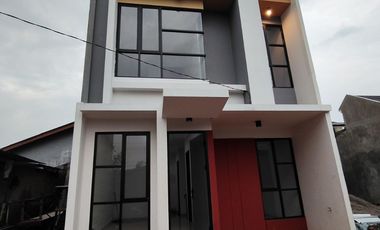 Rumah 2 lantai Cantik Modern selangkah ke stasiun jurangmangu