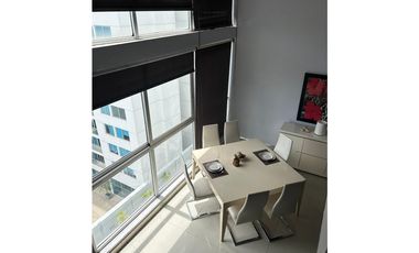 Apartamento tipo Loft en Alquiler en El Cangrejo 1 recámara 112m2