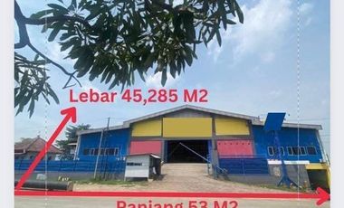 Gudang Siap Pakai di Jalan Interchange Toll Karawang Barat