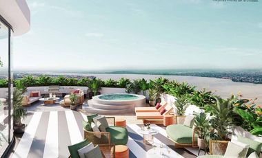 Oportunidad. Venta de Increíble Suite con balcón. Piso 12.Puerto Santa Ana. Proyecto THE HILLS.