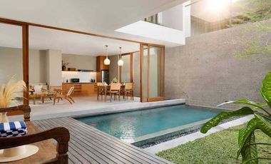 Tropical Modern Villa hanya 1 km ke Pererenan Beach, Canggu, Bali