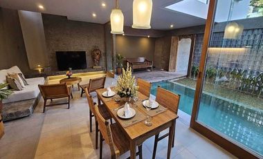 Tropical Modern Villa hanya 1 km ke Pererenan Beach, Canggu, Bali
