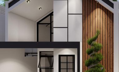 Rumah Termurah Sejagad style scandinavian modern  bonus kanopi